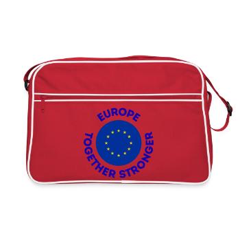 Europe Together Strong Emblem - Retro Bag - red/white - Front