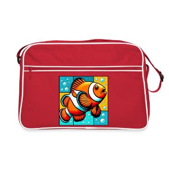 Clownfish - Retro Bag - red/white - Front