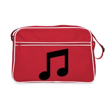 Music tee - Retro Bag - red/white - Front
