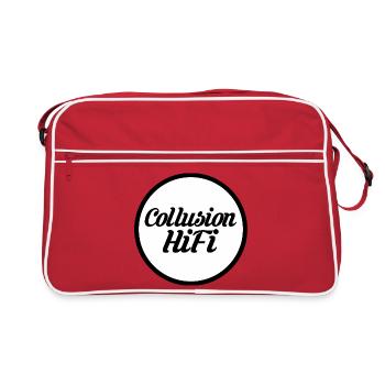 Collusion HiFi_Logo - Retro Bag - red/white - Front