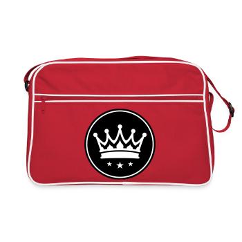 Crown Symbol - Retro Bag - red/white - Front