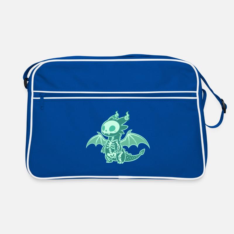 Dragon Ghost Vector Retro Bag