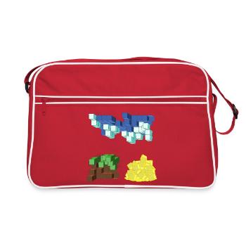 PASSAGE ONIRIC - Sac Retro - rouge/blanc - Devant