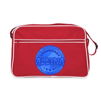 Aleyna comme idée de cadeau - Sac Retro - rouge/blanc - Devant