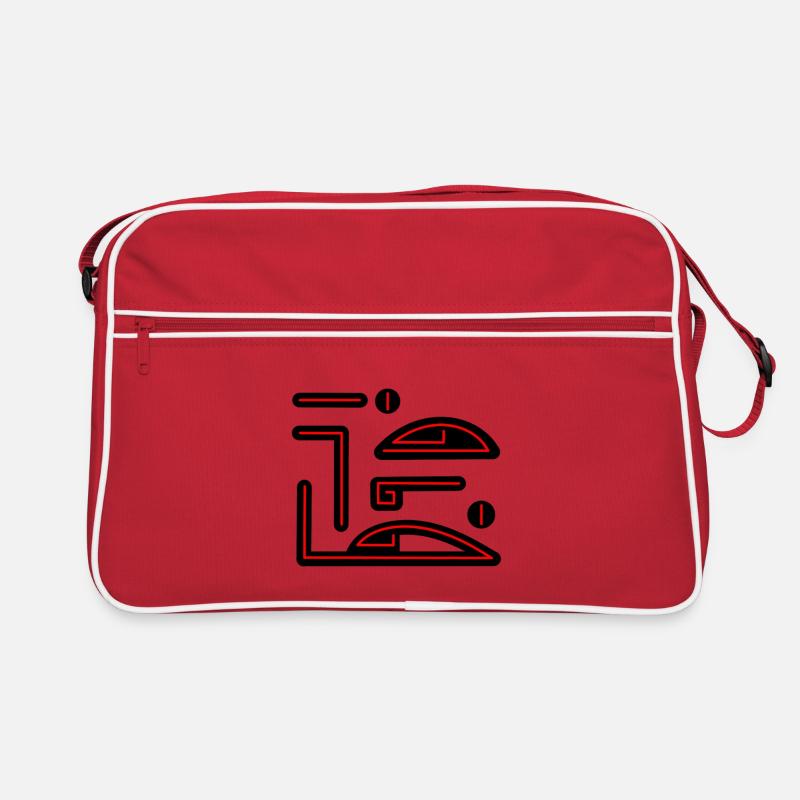 Vampire Glyph, Clan Emblem, Symbol, Scripture Retro Bag