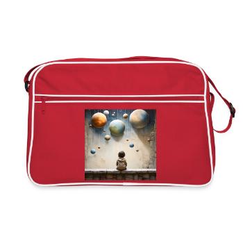 Planetary Gardens of Childhood - Retro Bag - red/white - Front