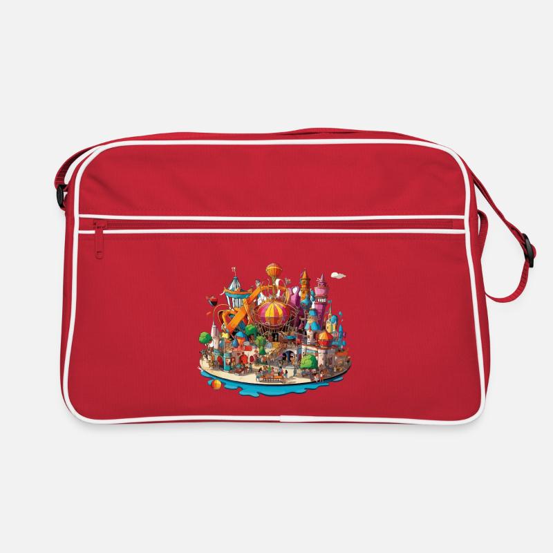 Île de loisirs colorée Sac Retro