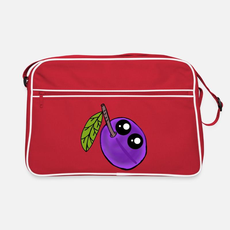 Fruit de prune Kawaii Fruit de prune Sac Retro