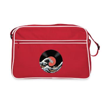 Vinyl Wave Large Wave - Sac Retro - rouge/blanc - Devant