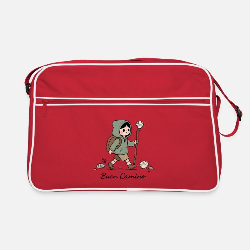 Pèlerin sur le chemin de Compostelle Sac Retro