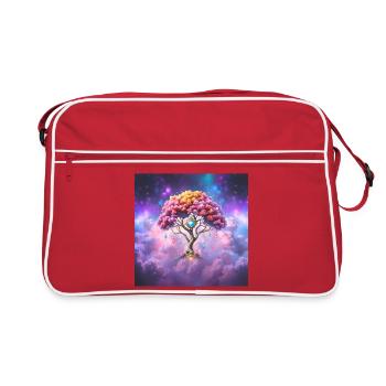 Cosmic Gem Tree - Retro Bag - red/white - Front