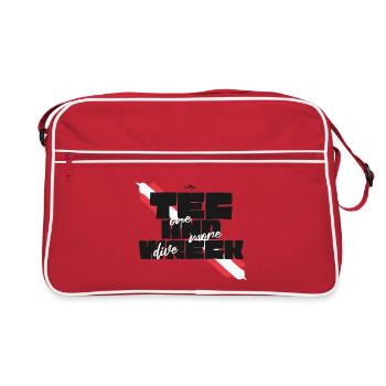 Tec & Wreck Scuba Diving Technical Diver - Retro Bag - red/white - Front