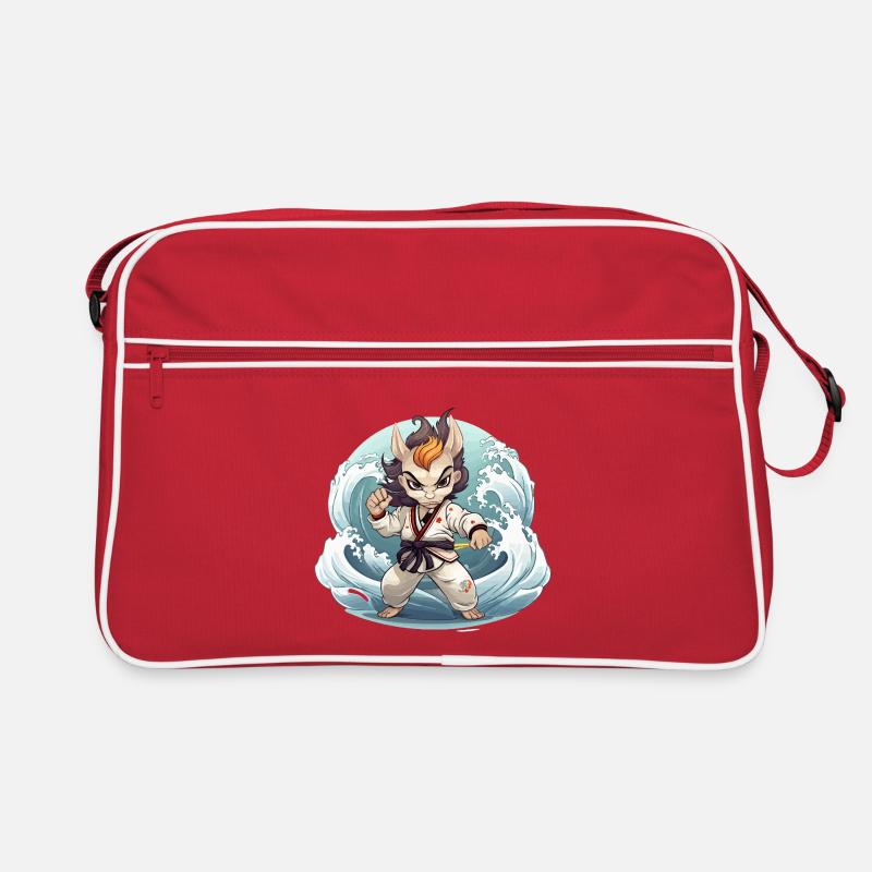Chasseur de vagues en karaté gi Sac Retro