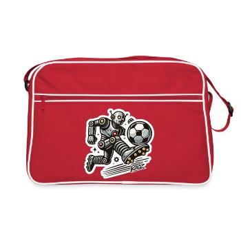 Robo Striker Soccer Bot - Retro Bag - red/white - Front