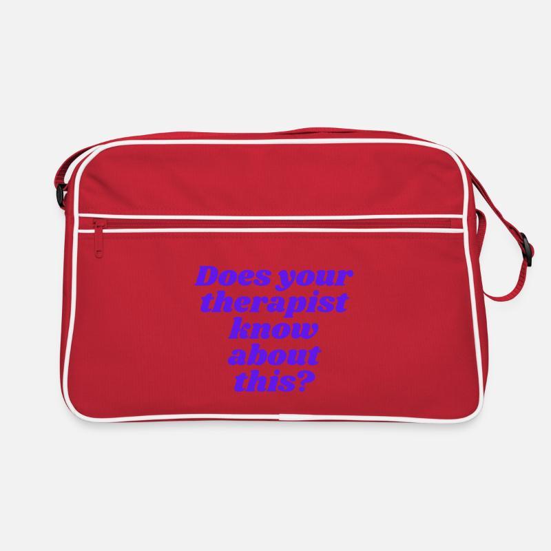 Does your therapist know about this? Retro Tasche