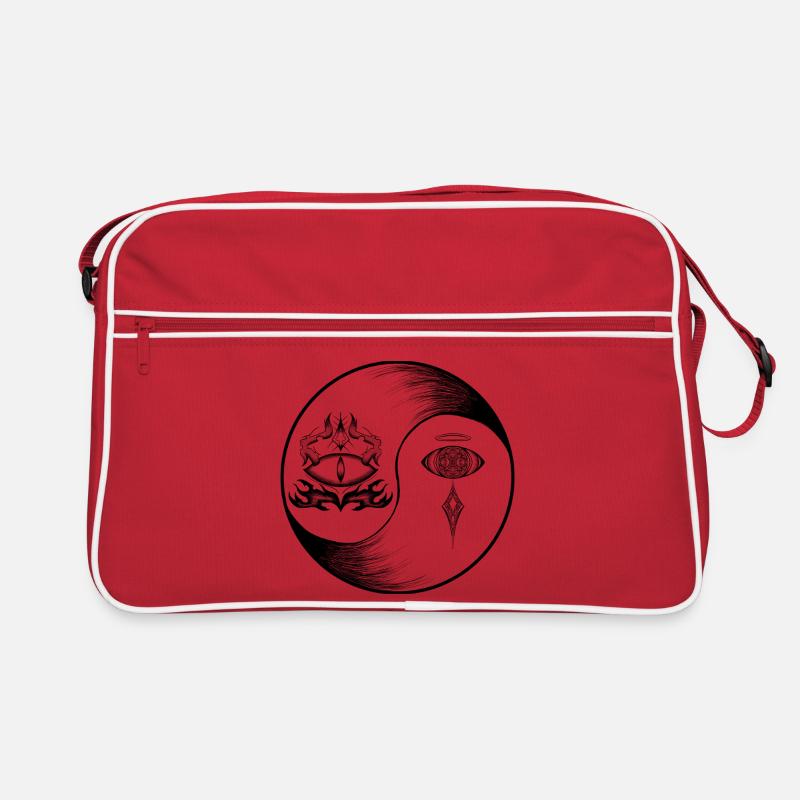 Finde die Ruhe in dir Retro Tasche