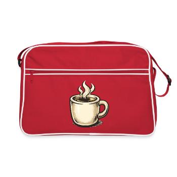 Café - Sac Retro - rouge/blanc - Devant