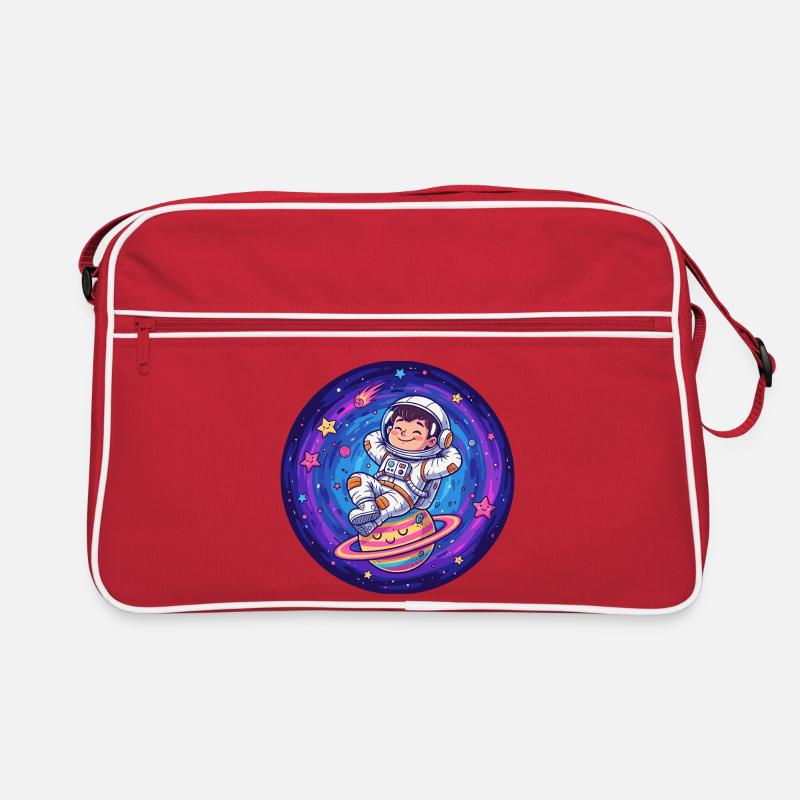 Little astronaut in the stargate Retro Bag