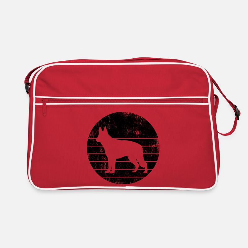 Deutscher Schäferhund Retro Tasche