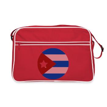 Drapeau cubain - Sac Retro - rouge/blanc - Devant