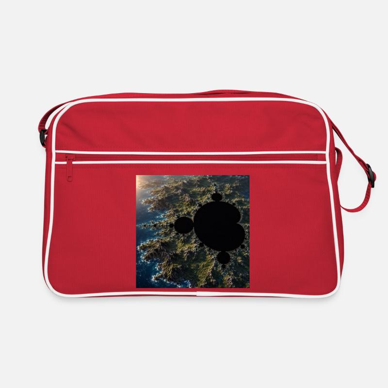 Fractale marine au-dessus de la côte Sac Retro