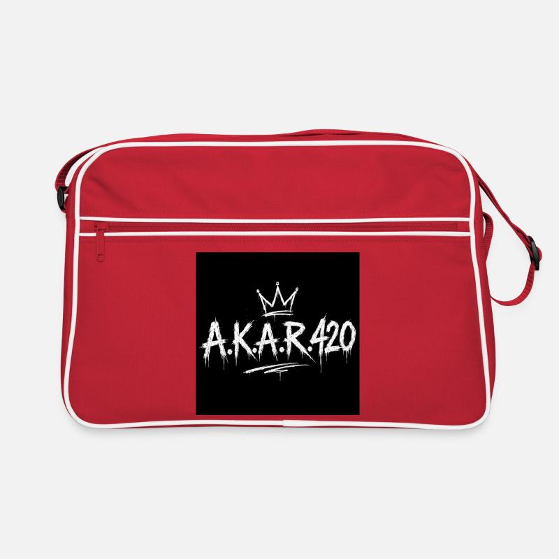 AKAR420 Graffiti Krone Retro Tasche