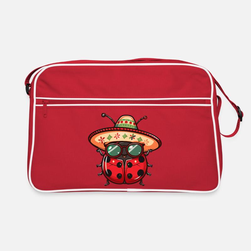 Ladybug Sombrero Retro Bag