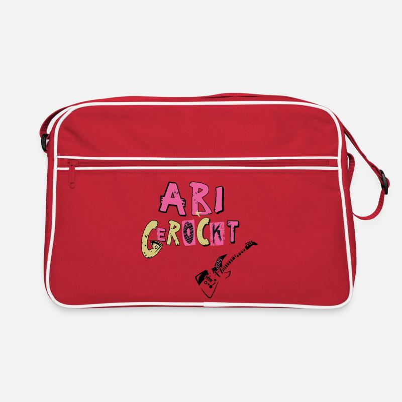 Schulabschluss Abi gerockt Retro Tasche