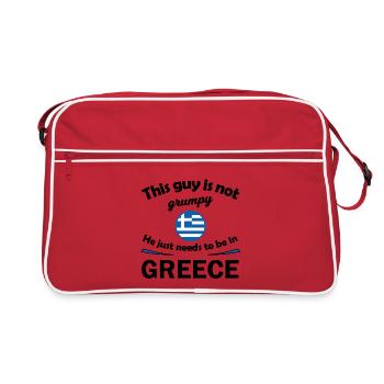 Greece Fans - Retro Bag - red/white - Front