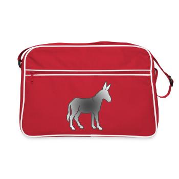 donkey - Retro Bag - red/white - Front