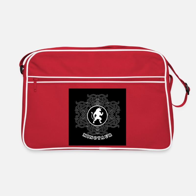 Minotaur White Retro Bag