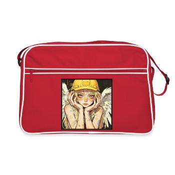 Winged Worker Dreamer - Retro Bag - red/white - Front