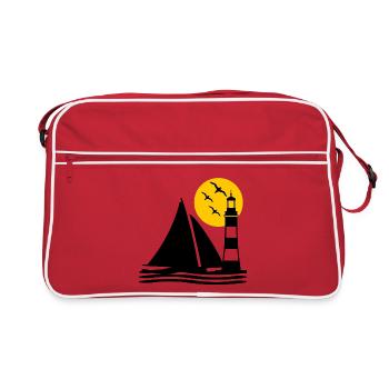 Sail - Retro Bag - red/white - Front