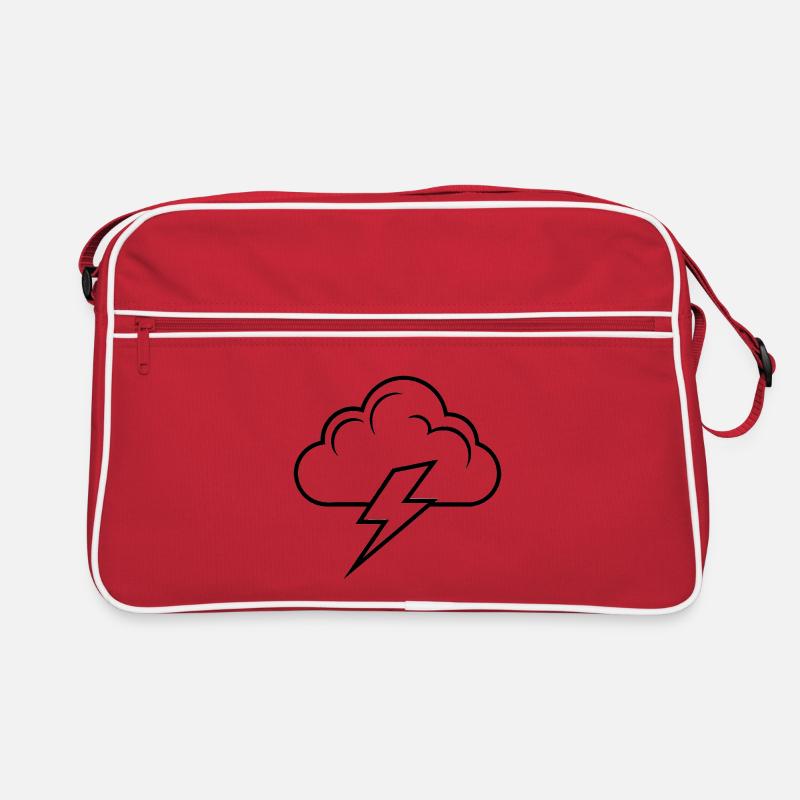 Nuage et Éclair Sac Retro