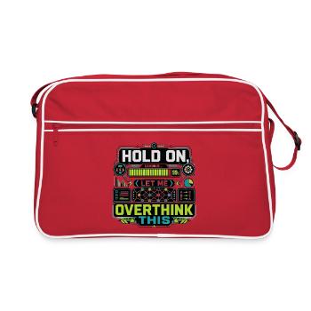Overthink This Loading Screen - Retro Bag - red/white - Front
