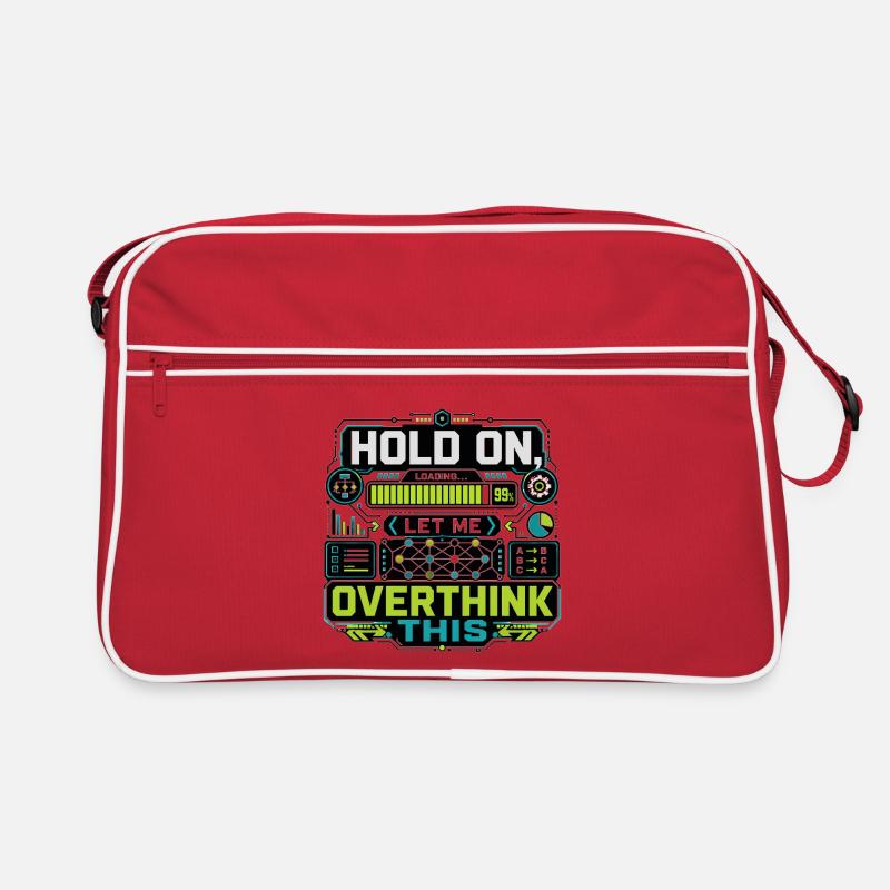 Overthink This Loading Screen Retro Bag
