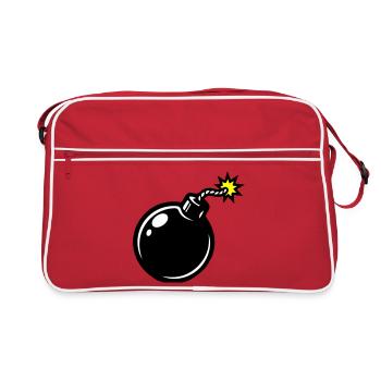 Bomb Comic - Sac Retro - rouge/blanc - Devant