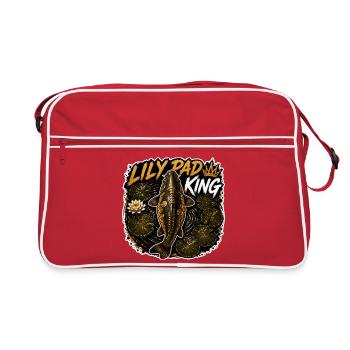 Conception de la pêche à la carpe du roi Nénuphar - Sac Retro - rouge/blanc - Devant