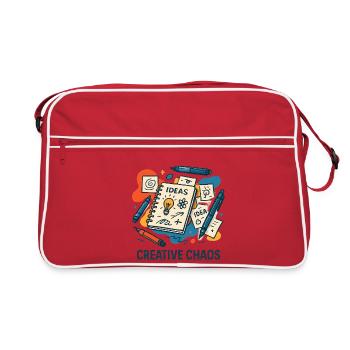 Creative Chaos Idea Book - Retro Bag - red/white - Front
