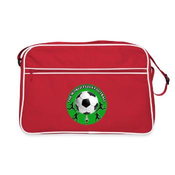 The World Feels Football - Retro Bag - red/white - Front
