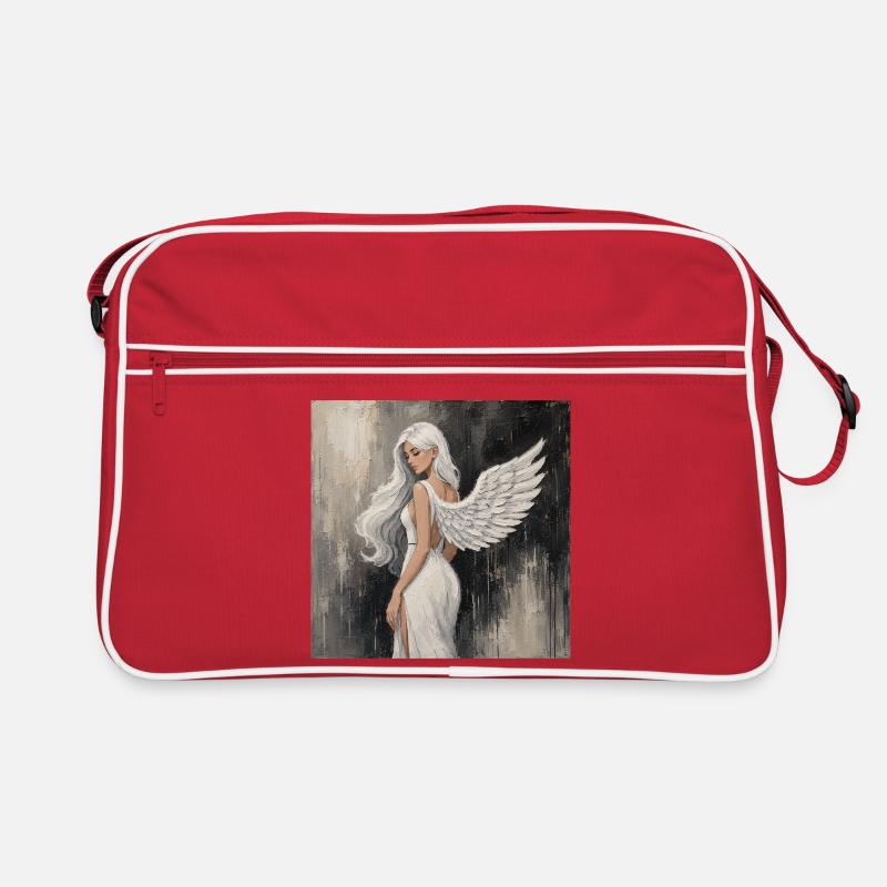 Ange du Ciel en Blanc Sac Retro