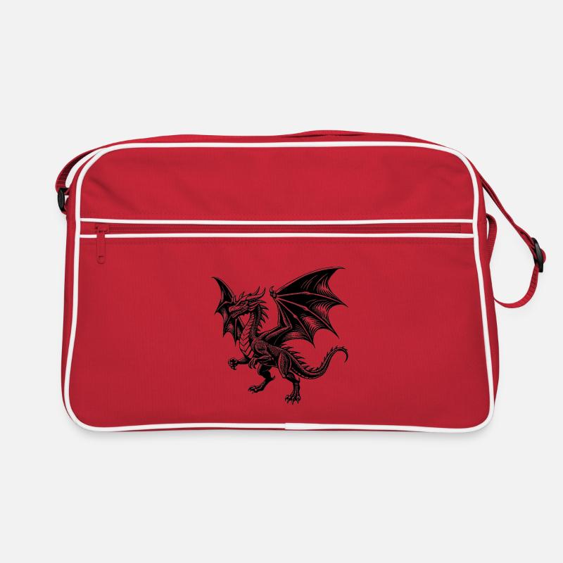 Flying dragon Retro Bag