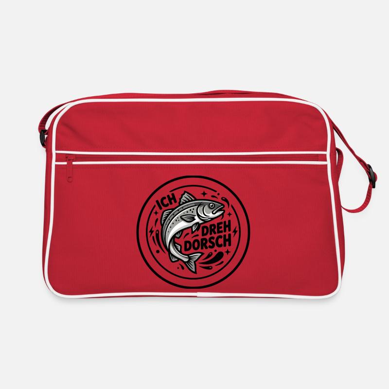 Ich dreh Dorsch Retro Tasche