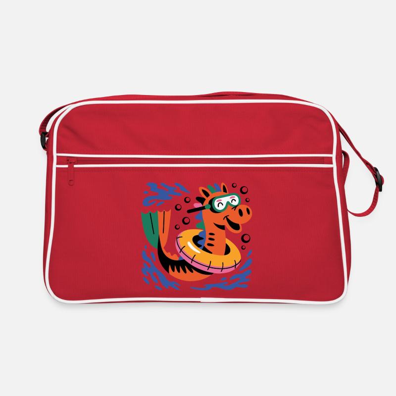 Hippocampe drôle Sac Retro