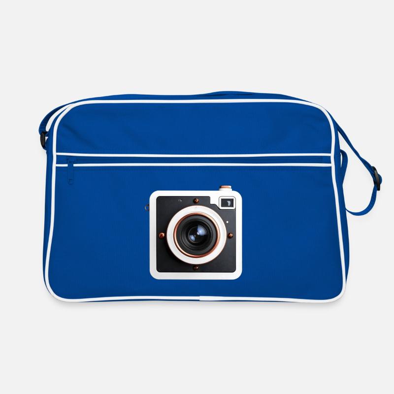 Retro Square Camera Copper Accents Retro Bag