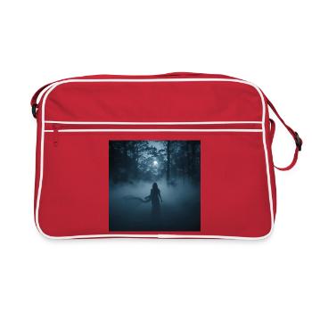 Rusalka dans la Brume – Fantôme de la Nuit Slave - Sac Retro - rouge/blanc - Devant