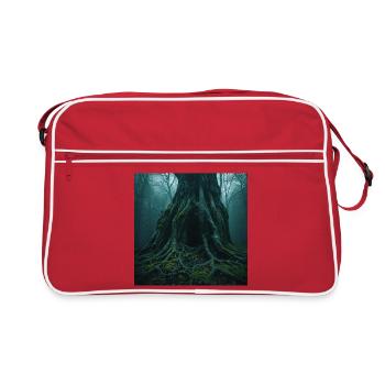 Ancient Oak – Entrance to the Underworld - Retro Bag - red/white - Front