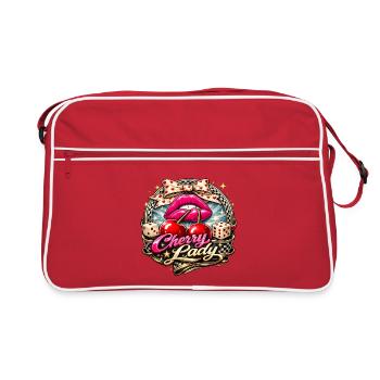 Cherry Lady Lips - Retro Bag - red/white - Front