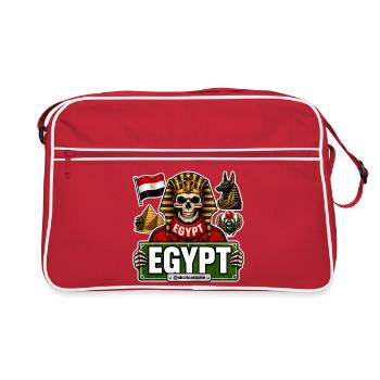 SkullCostume Édition Mondiale : Égypte - Sac Retro - rouge/blanc - Devant