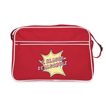 Secondary School Change of School 5th Grade - Retro Bag - red/white - Front